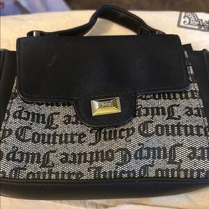 Juicy Couture Black and White Clutch